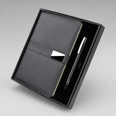 Kit Escritório Caderno + caneta