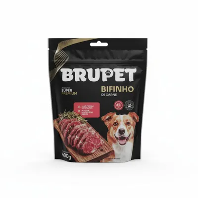 Bifinho Brupet super premium carne sem corantes 