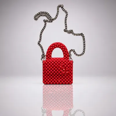 Bolsa Mini Bead HVENLY® Crimson