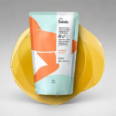 Refil hidratante natura macadamia 400ml