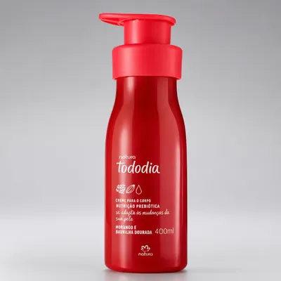 Hidratante natura morango e baunilha dourada 400ml