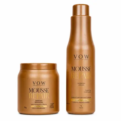 Kit cauterização a frio mousse repair vow