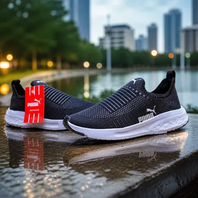 Tênis Puma Slip-on Preto