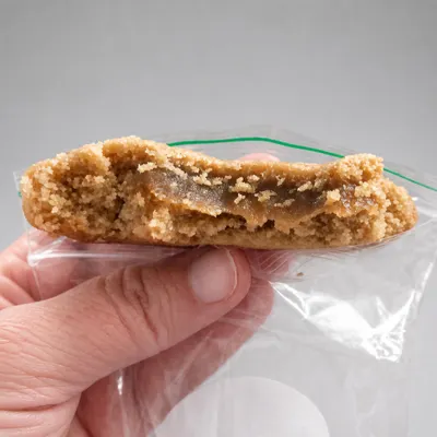 Cookie doce casta caju flor de sal