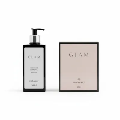 Kit Glam Mahogany ( Colônia + hidratante)