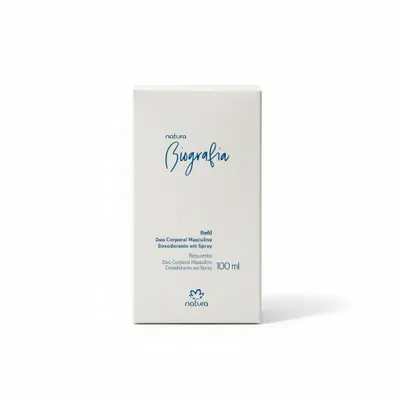 Refil Deo Corporal Masculino Biografia