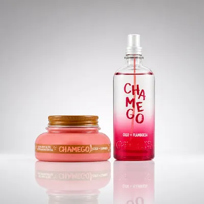 Kit Chamego Framboesa e coco L'occitane Au Brésil 