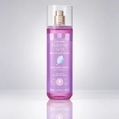 Body Splash  cuide se bemAlgodão Doce OBoticario 