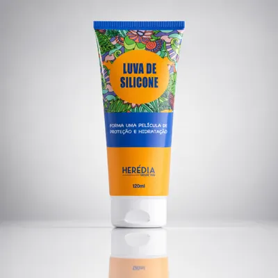 Luvas De Silicone Hidratante para as mãos 120ml Herédia 