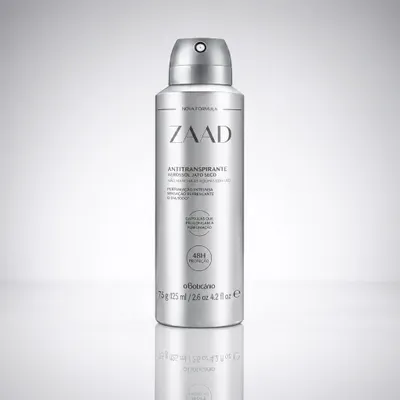 Desodorante Antitranspirante Zaad Aerosol Masculino OBoticario 