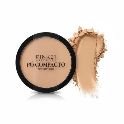 Pó Compacto Waterproof Pink21