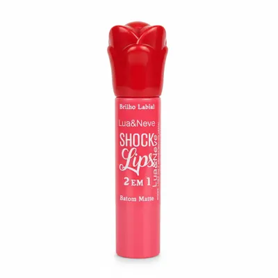 Batom e Lip Gloss 2 em 1