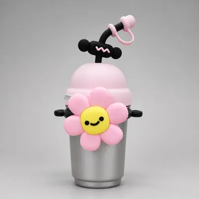 Copo Térmico Flor com alça