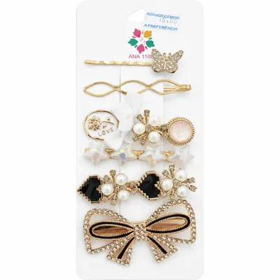 Kit de presilhas para cabelo