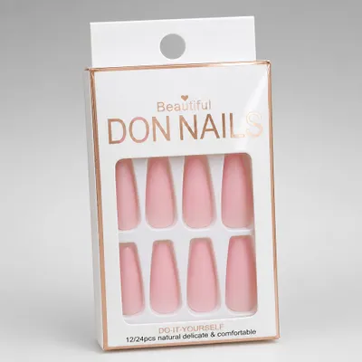 Conjunto de unhas postiças longas