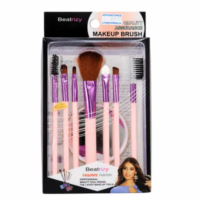 Kit de Pincéis Beatrizy com espelho