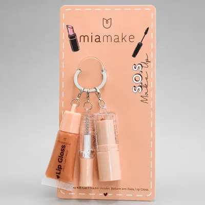 Kit Chaveiro 3 em 1  Nude MiaMake