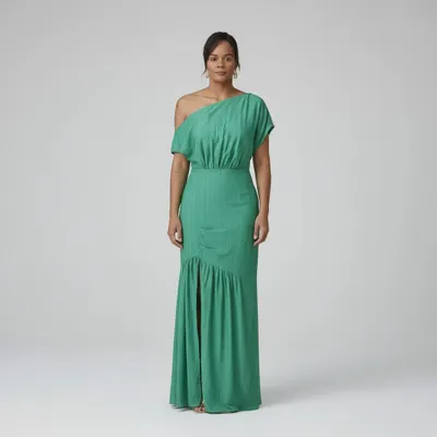 Vestido Longo Verde Esmeralda