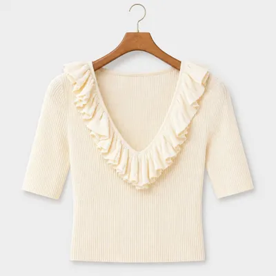 Blusa babado Modal