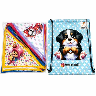 Bandanas M Pacote Misto 100 Unidades (Sacochila de Brinde)