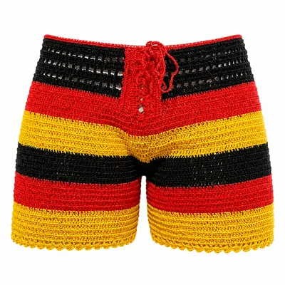 Short de crochê 
