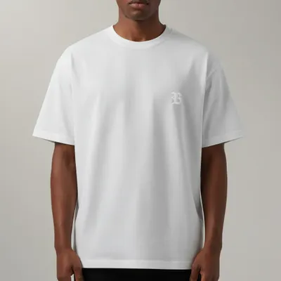 Camiseta Oversized Branca Basic