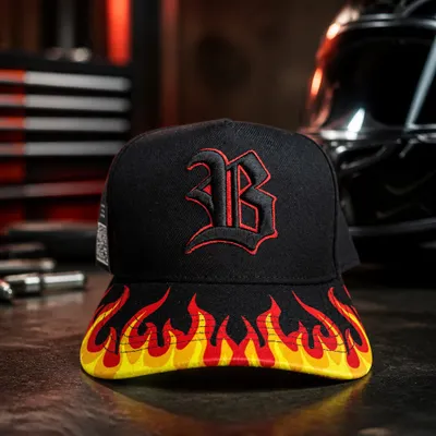 SnapBack preto fire