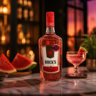 Garrafa Gin Rock's melancia 