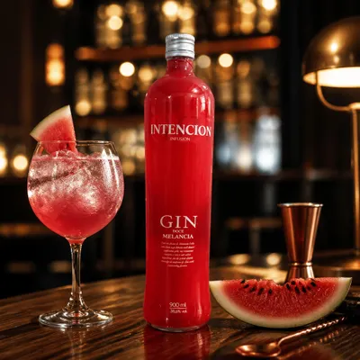 Garrafa Gin intencion melancia 