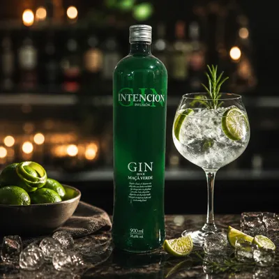 Garrafa Gin intencion maçã 