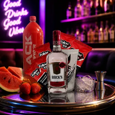 Combo Gin Rock's morango 