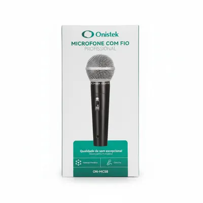 Microfone Profissional com Fio ON-MC58
