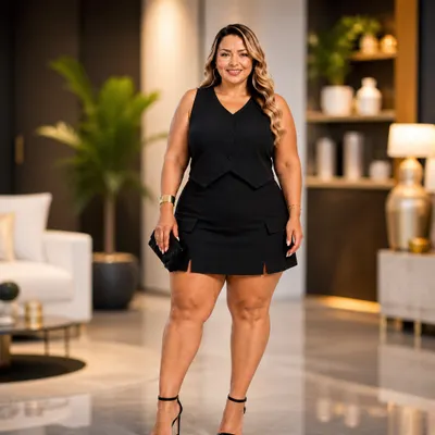 Conjunto Preto Elegante