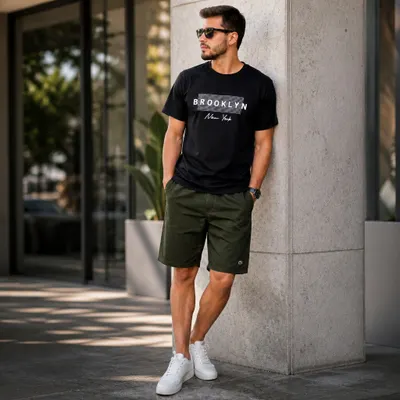 Camiseta preta brookin 
