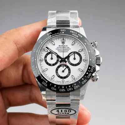 Rolex super clone Daytona panda 4130 clean factory 