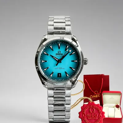 Omega Seamaster Aqua terra azul tifany automático 