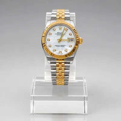 Rolex datejust madrepérola feminino automático 34mm