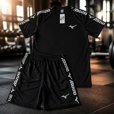 Conjunto Esportivo Mizuno Preto