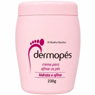 Creme para Afinar Pés Dermopés Abelha Rainha