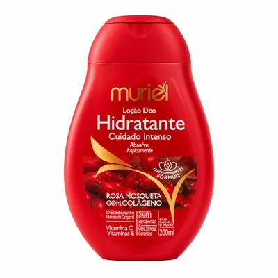 Loção Hidratante Rosa Mosqueta Muriel 200ml