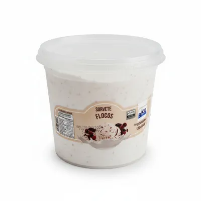 Pote de sorvete Ice 1,5L  Flocos