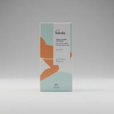 Sabonete em barra puro vegetal macadamia 