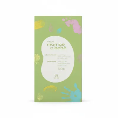 Sabonete líquido Mamãe e Bebê Natura