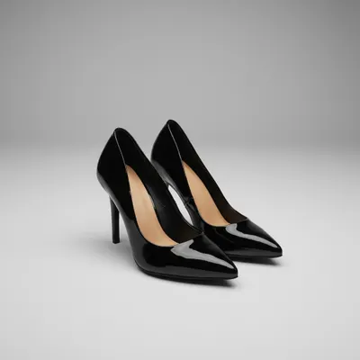 Scarpin Preto de Salto Fino n 37