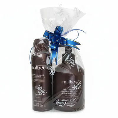 Kit Malbec tradicional aerossol e hidratante (2 itens)