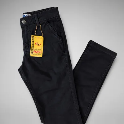 Calça Brim Masculina Preta Arly