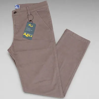Calça Brim Masculina Caqui Escuro Arly