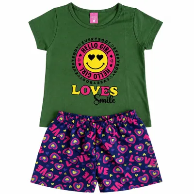 Conjunto infantil Hello Girl
