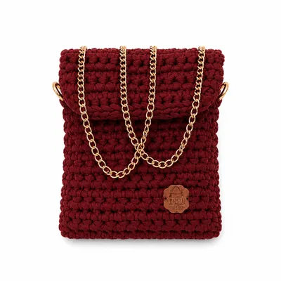 Bolsa de Crochê - Fio de malha 35 mm Noble da Fischer Premium
