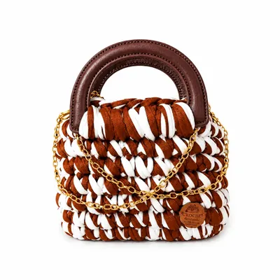Bolsa de Crochê - Fio de malha 35 mm Noble da Fischer Premium